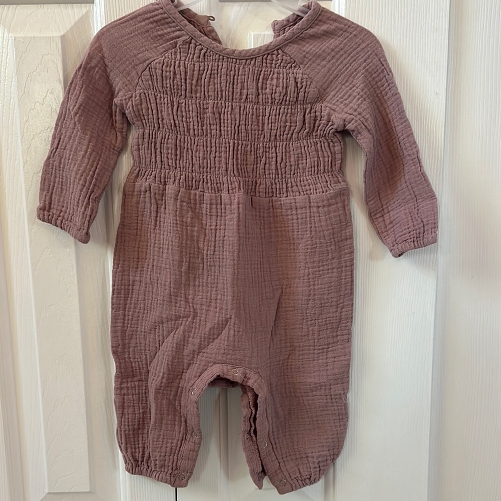 Grayson Collective - Mauve Baby Romper